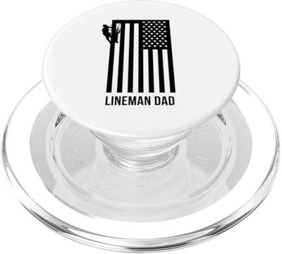 Lineman Dad Funny - Lineman Dad PopSockets PopGrip para MagSafe