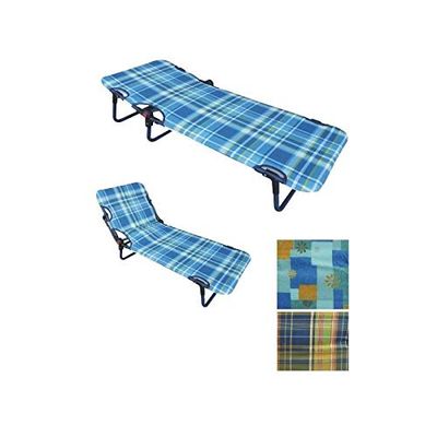 METAL FAR 919103 Cama Infantil 128X53H.29 CM, Tela, Multicolor