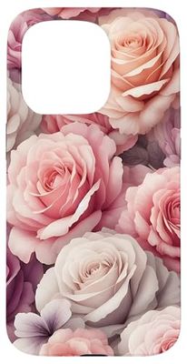 Fiori di rosa Custodia per iPhone 15 Pro