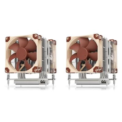 Noctua NH-U9 TR4-SP3, Premium CPU cooler for AMD sTRX4/TR4/SP3 (92mm, Brown) (Pack of 2)