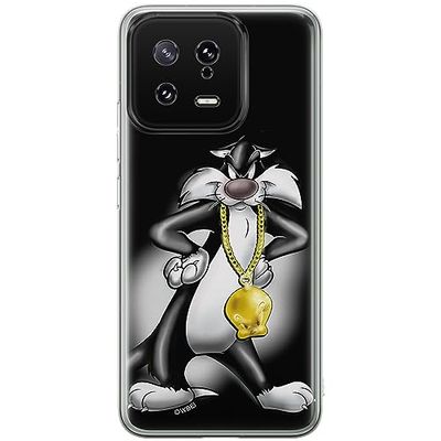 ERT GROUP mobiltelefonfodral för Xiaomi 13 originalt och officiellt licensierat Looney Tunes mönster Sylvester 002 optimalt anpassad till formen på mobiltelefonen, fodral tillverkad av TPU-plast