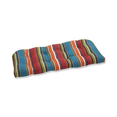 Pillow Perfect Westport Coussin en Osier Bleu Sarcelle