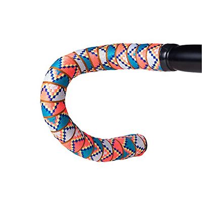 BTP Jungle spring woven bicycle handlebar tape with trendy colours and pattern designs.Excellent smooth feel with long service life.