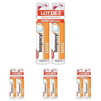 Colgate - Tonigencyl Capital Gencives Doseur Dentifrice - 100 ml - Lot de 8