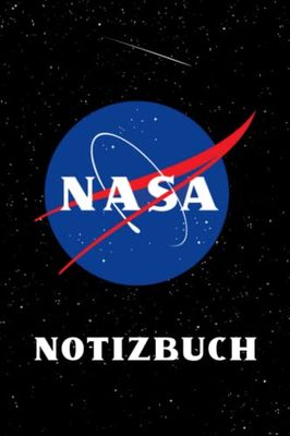 NASA Notizbuch: Insignia Meatball Logo und Planeten des Sonnensystems / 6 x 9 Zoll - 15,24 x 22,86 cm 200 Seiten liniert mit Datums- und ... Tagebuch und für alle kreativen Menschen