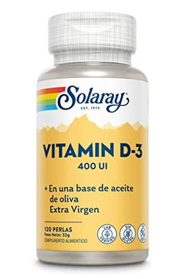 Solaray Vitamin D3 400 IU | 120 Beads