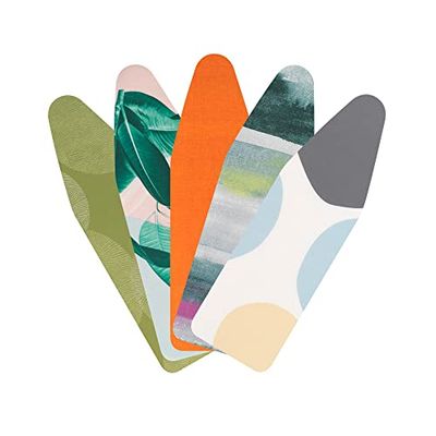 Brabantia Capa protetora para mesa de engomar, algodão/espuma e poliéster de muletão, variedade multicolorida, 124 x 45 cm