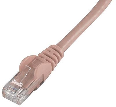 Pro Signal PSG90574 Cat6 Snag less UTP Ethernet Patch Lead, 1m, Pink