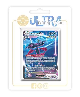 Lézargus VMAX (Inteleon VMAX) 266/264 Alternative Shiny Pokémon Gallery Rapid Strike - Myboost X Épée et Bouclier 8 - Poing de Fusion Doos met 10 Franse Pokemon kaarten