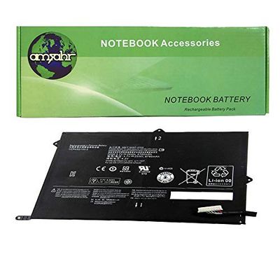 Amsahr L12M2P01-02 - Batería de reemplazo para Lenovo L12M2P01, 1ICP4/83/103-2, L12M2P01, 1ICP4/83/103-2, L12M2P01, Color Gris