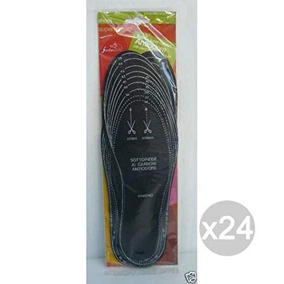 Glooke Selected Set 24 Solette Carboni Attivi 0417B per Calzature E Scarpe, Multicolore, Unica