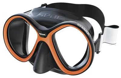 SEAC Chiara, Masque Biverre en Verre Trempé pour la Plongée sous-Marine et en apnée avec Boucle 3D
