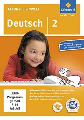 Alfons Lernwelt Lernsoftware Deutsch 2. DVD-ROM