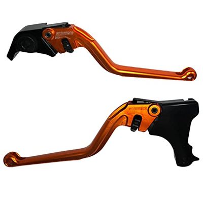 ACCOSSATO Paire de leviers orange pour Husqvarna nue 900/R de 2011 à 2013 (CC 900)