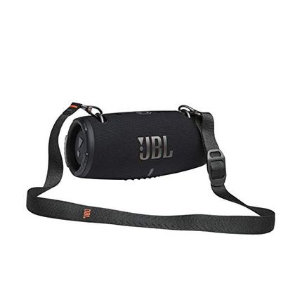 JBL Xtreme 3 Speaker Bluetooth Portatile Waterproof, Cassa Altoparlante Wireless con Tracolla, Resistente ad Acqua e Polvere IPX67, PartyBoost, fino a 15 h di Autonomia, USB, Nero