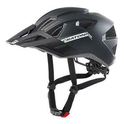 Cratoni Unisex - Vuxen AllRide Hjälmar, Svart Matt, XL