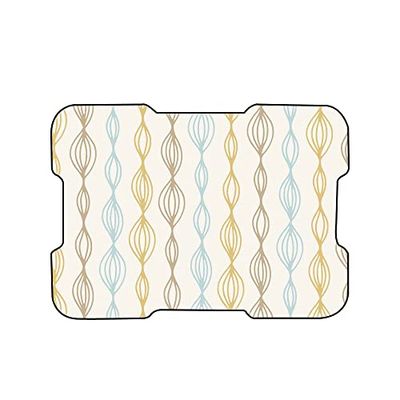 Bonamaison, Digitale bedrukte muismat, antislip onderkant, voor kantoor en thuis, afmetingen: 22x18 cm