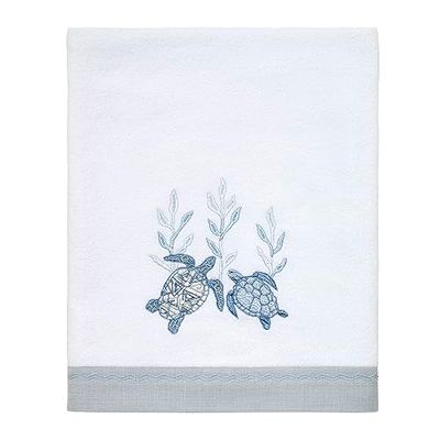 Avanti Linens Caicos Collection - Toalla de baño, Color Blanco