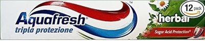 Zestaw 12 AQUAFresh Pasta do zębów HERBAL 75 Ml. Produkty do twarzy