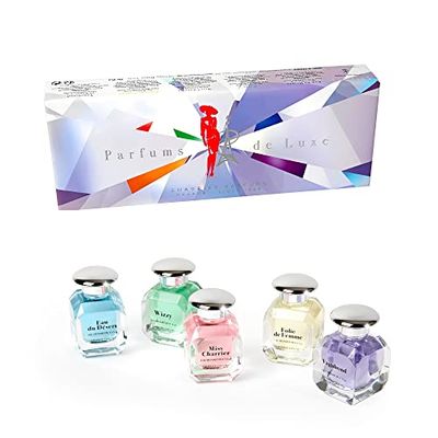 Charrier Parfums "Parfums de Luxe" Gift Set of 5 Luxury Miniature Eau de Parfum 60 ml