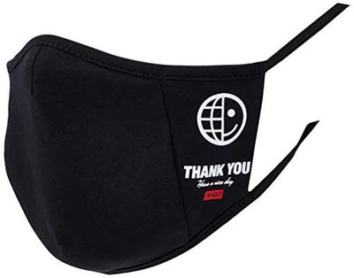 HUGO Unisex_Adult 204 Mouth and Nose Protection mask, Black 1, S