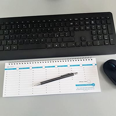 Weekly Perpetual Table Planning (No Dates) | Weekly Desk Planner | Weekly Planner | Perpetual University Agenda