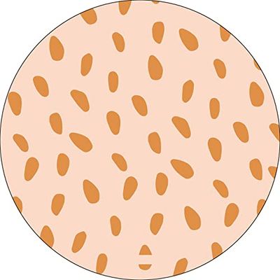 Bonateks, Ronde digitaal bedrukte muismat, antislip onderkant, voor kantoor en thuis, diameter: 22 cm