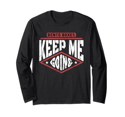 Keep Me Going Bento Boxes Motivazione Maglia a Manica