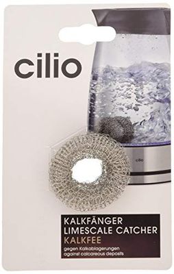Cilio Caffenu Acchiappasalcare, Acciaio Inox e Vetro, Grigio, Taglia Unica
