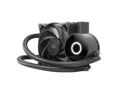 Refroidissement liquide - Système de refroidissement avec radiateur de 120 mm, pompe silencieuse, compatible avec plusieurs sockets, design noir