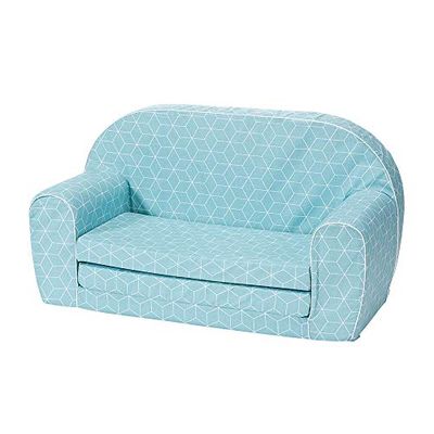 Knorrtoys 68446 - kindersofa - "Geo cube neo mint"