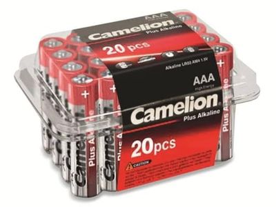 Camelion 11102003 - Lote de 20 pilhas alcalinas AAA
