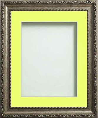 Frame Company Brompton Bronze 16x12 inch Frame With Lemon Bon Bon Mount for Image 12x10 inch *Choice of sizes* Fitted with Real Glass