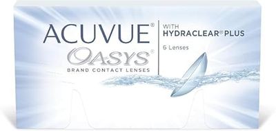 ACUVUE OASYS con tecnologia HYDRACLEAR PLUS - Lenti a contatto quindicinali - Protezione UV;-3.50 diottrie; BC 8.8; DIA 14.00; 12 lenti