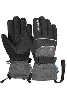 Reusch Connor R-TEX XT Junior - Guanti da dita unisex, taglio sportivo, nero/melange, 6