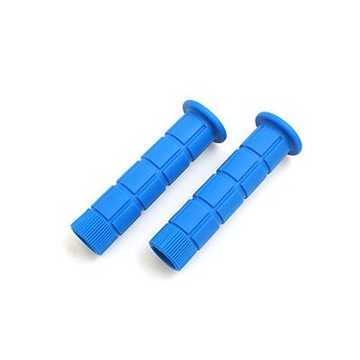 System-S - Manopole in Gomma per Bicicletta BMX MTB, Colore: Blu