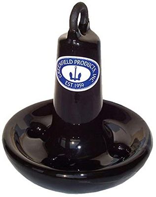Greenfield Products 515B Marine Black Coated Mushroom Anchor - 15 Pound Capacity