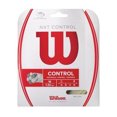 Wilson WRZ941900 Corda da Tennis NXT Control, 12.2 m, Unisex, Natural, 1.32 mm