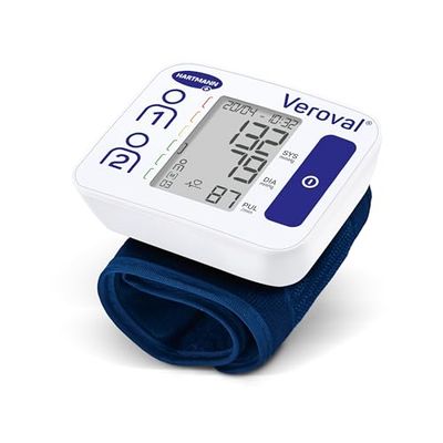 Veroval compact Tensiomètre de Poignet : Le tensiomètre de poignet simple et rapide à utiliser, peut détecter une arythmie
