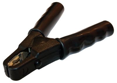 SET Carica Batteria per 6000A SZ61 Fino a Completamente Isolate, Pali in Ottone, Acciaio, Colore: Nero