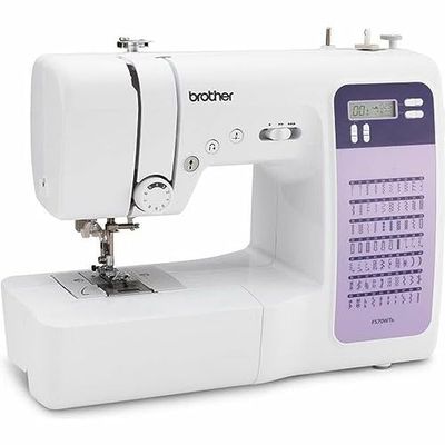 Brother Siuvimo mašina FS70WTx Blanc/Violet Full-size sewing machine + Anschiebetisch