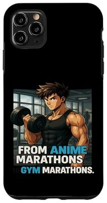 From Anime Marathons to GYM Marathons Coque pour iPhone 11 Pro Max