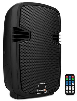 Audibax | Arkansas 10 professionell högtalare 10 tum Bluetooth-högtalare USB/SD 2-vägs aktiv högtalareffekt 400 W färg svart fjärrkontroll ljudutjämnare mått: 360 x 295 x 550 mm