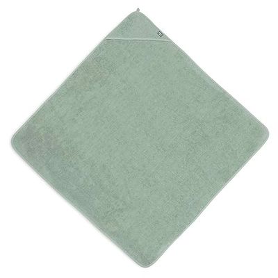 Jollein Ręcznik kąpielowy z kapturem frotte 100 x 100 cm Ash Green | 534-836-00095