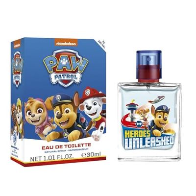 Paw Patrol Children Eau de Toilette Natural Perfume Spray, Vegan and Dermatologically tested EDT Spray for Kids - Safe Daily Fragrance Gift, 30ml