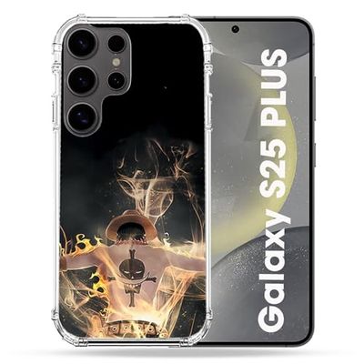 Cokitec Wzmocnione etui do Samsung Galaxy S25 Plus Manga One Piece Ace Black