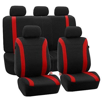 Cosmopolitan FH-FB054115 Fundas de Asiento Planas, compatibles con airbag, Banco Dividido, para la mayoría de Coches, Camiones, caravanas y Furgonetas