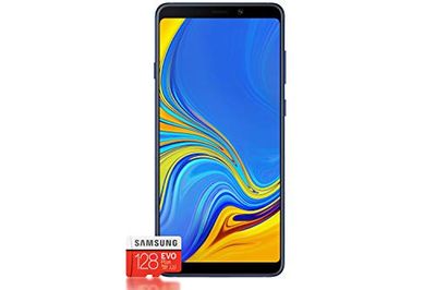 Samsung Smartfon Galaxy A9 (2018) [6,3 cala, 128 GB] + karta pamięci Evo Plus 128 GB