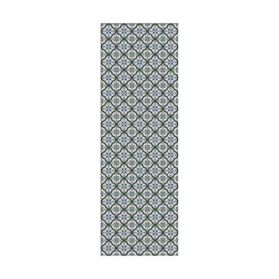 Doge Milano Chemin de cuisine, 100% Made in Italy, Tapis résistant aux taches avec impression numérique, Tapis antidérapant et lavable, Motif géométrique - Darren, cm 280x52