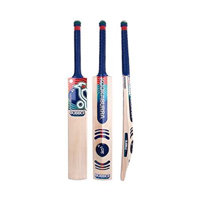 KOOKABURRA Bubble 2.1 Cricket Bat – blå/grön/röd, kort handtag